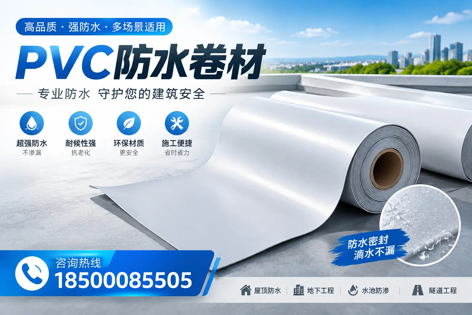 PVC防水卷材的市场竞争分析,永州品牌选择参考